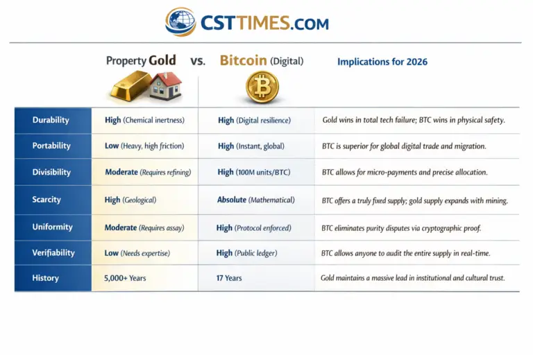 Will Bitcoin replace gold? | csttimes.com