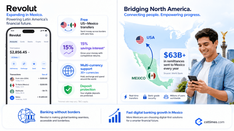 Revolut Invests Another $64 Million Into Mexico | csttimes.com