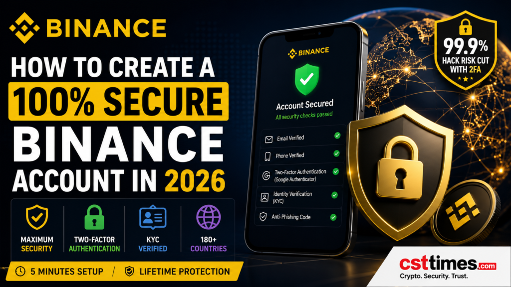 How to Create a 100% Secure Binance Account in 2026 | csttimes.com
