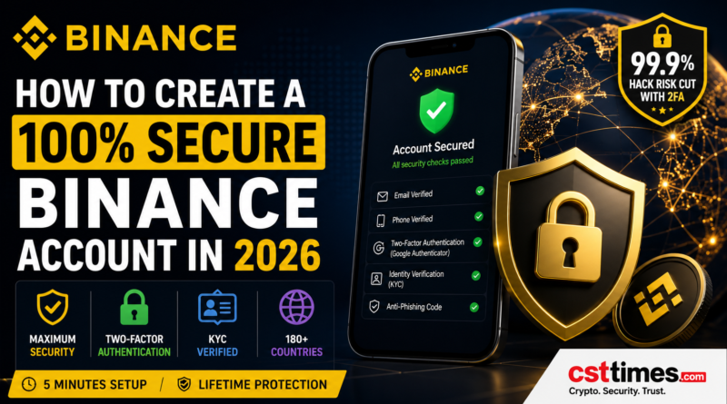 How to Create a 100% Secure Binance Account in 2026 | csttimes.com