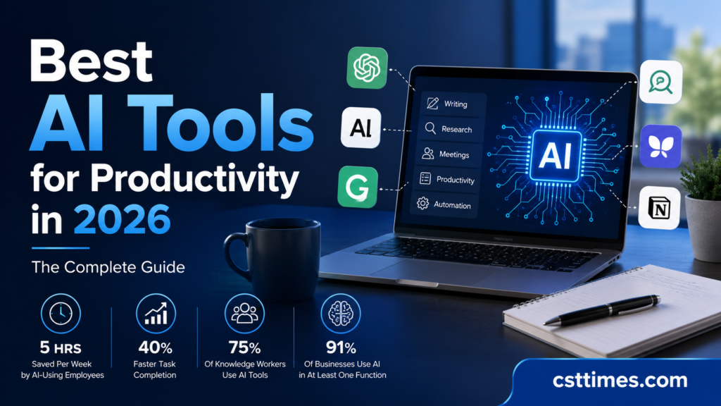 Best AI Tools for Productivity in 2026: | csttimes.com