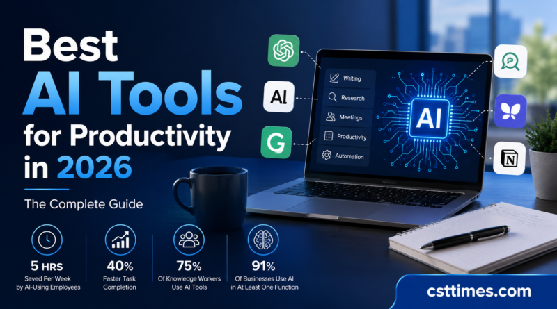 Best AI Tools for Productivity in 2026: | csttimes.com