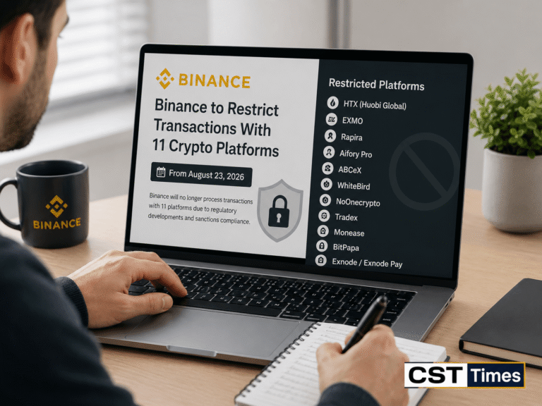 Binance restricts 11 crypto platforms | by csttimes.com