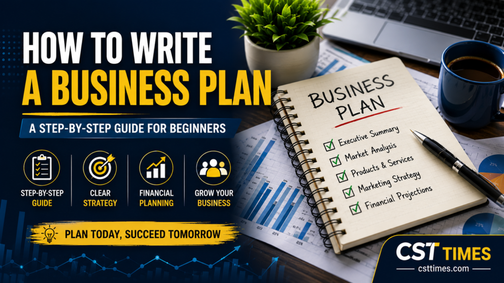 How to Write a Business Plan in 2026 | by csttimes.com