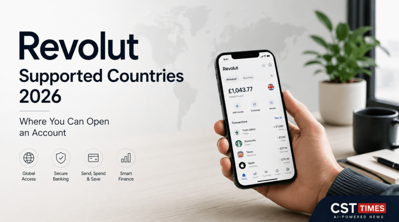 Map of Revolut supported countries in 2026