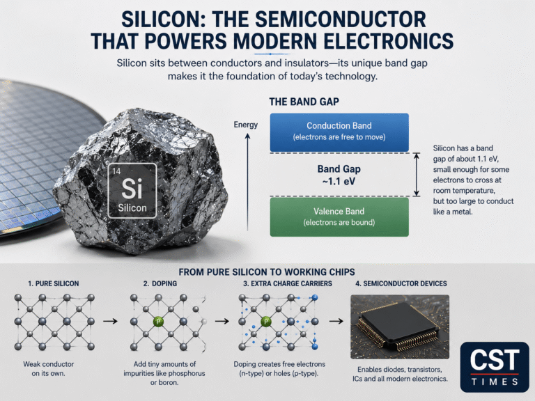 Is silicon a semiconductor or an insulator | by CST Times