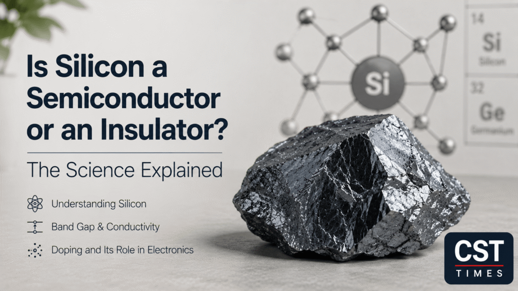 Is silicon a semiconductor or an insulator | by CST Times