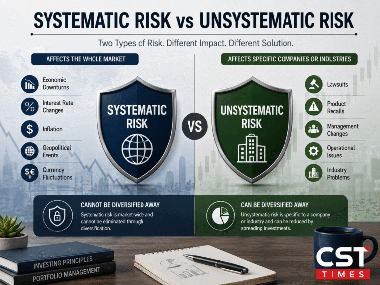 systematic vs unsystematic risk | by CST Times