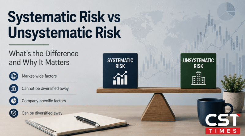 systematic vs unsystematic risk | by CST Times