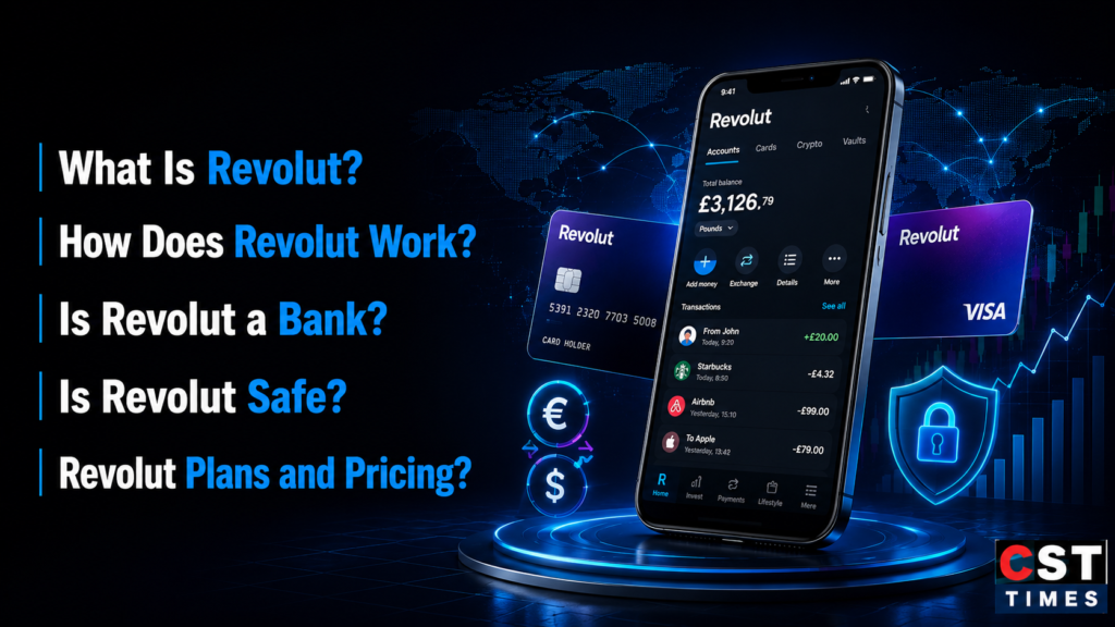 what is Revolut? | How Does Revolut Work? | Is Revolut a Bank? | Is Revolut Safe? | by csttimes.com