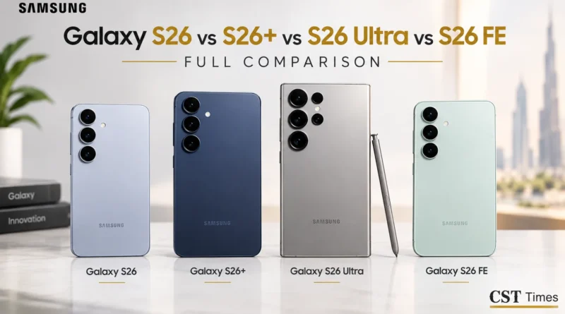 Galaxy S26 vs S26+ vs S26 Ultra vs S26 FE
