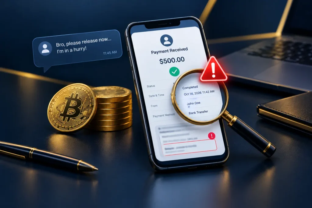 Fake Payment Screenshot Scam on Binance P2P
