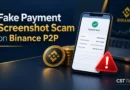 Fake Payment Screenshot Scam on Binance P2P
